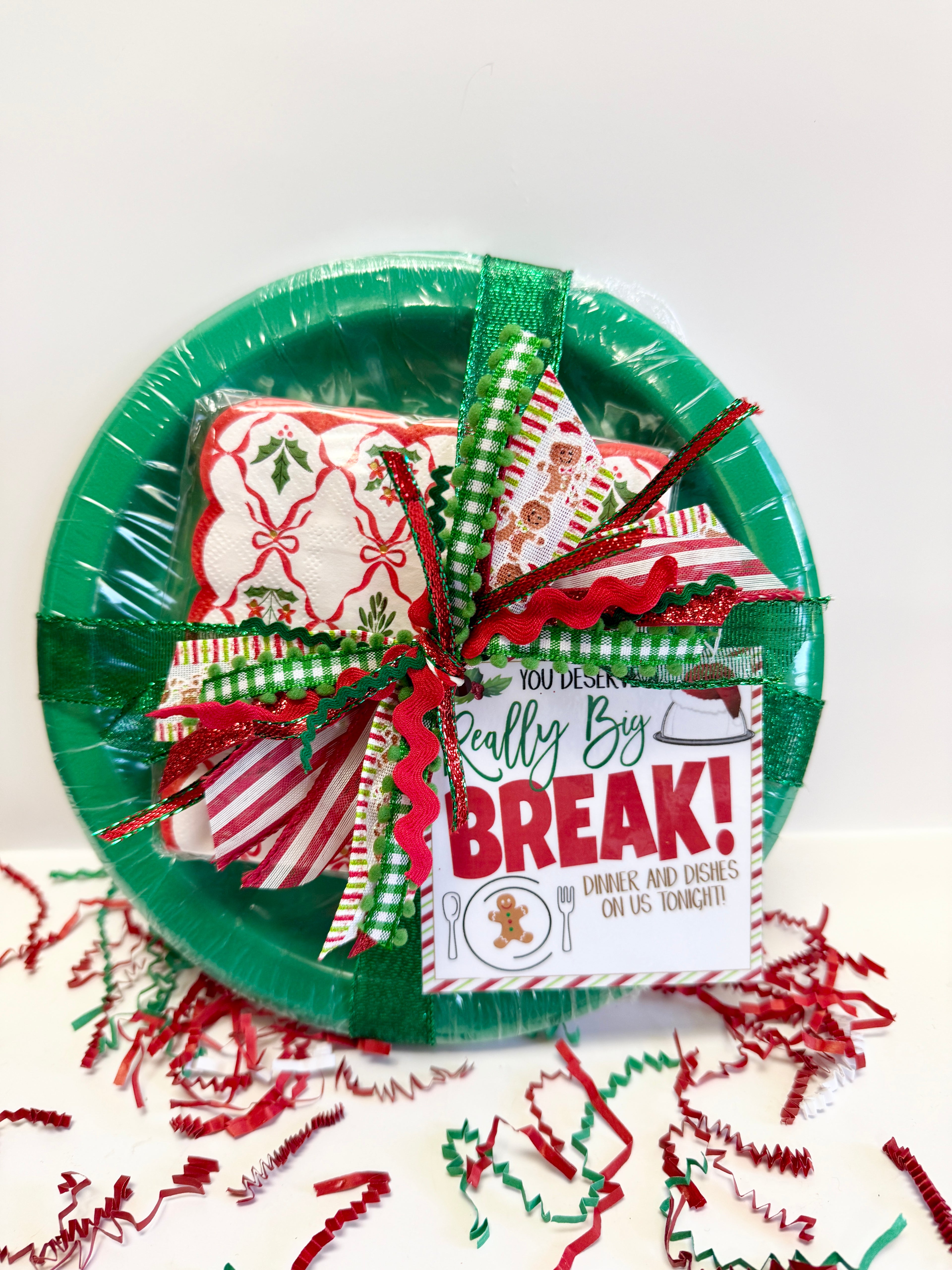 Dinner & Dishes on Us Teacher Gift Set